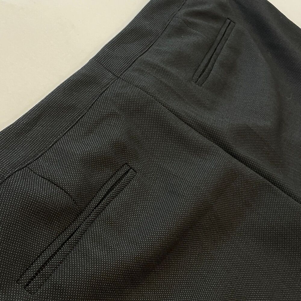 ~ Halogen 16p Quinn Fit Black Slacks Pants Trousers 16 Petite 10"rise, 31"inseam - Picture 4 of 10